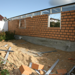 Agrandissement terrasse pour espace de jeu pour enfants Orthez